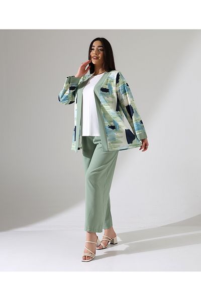 Fi'l Arz Fashion Short Kimono Suit