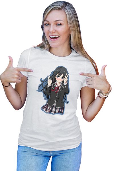 OEM Tricou dama OreGairu Yukino Yukinoshita Wind Kuundere Manga