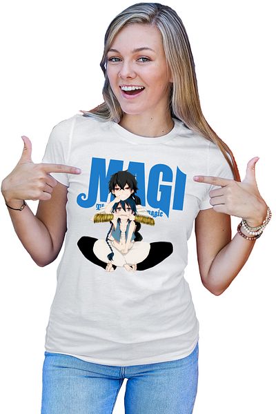 OEM Tricou dama Magi The Labyrinth of Magic Desene Anime Manga