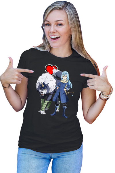 OEM Tricou dama TenSura Slime Isekai Rinmuru Ranga Minecraft Heart