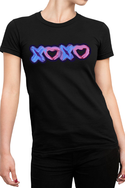 OEM Tricou dama XOXO Logo Heart Abstract Minimalist Drama