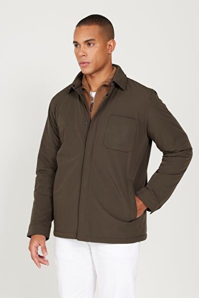 AC&Co / Altınyıldız Classics Ανδρικό παλτό Altınyıldız Classics Khaki 4C 0824100005