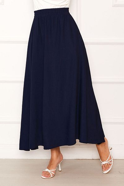 EBRUTESETTÜR Elastic waist pocket detailed skirt
