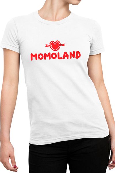 OEM Momoland Logo K-Pop Popular Idols Beautiful Korea Women's T-shirt