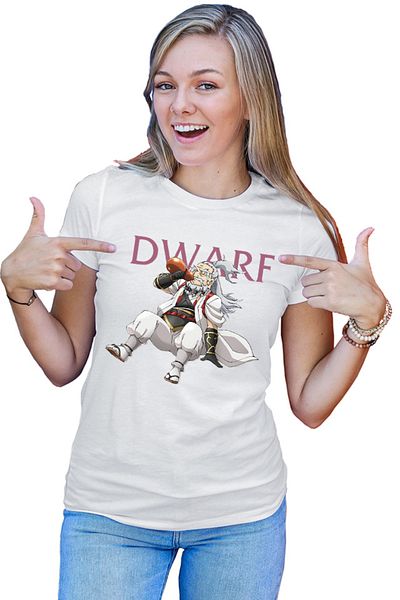 OEM Tricou dama Goblin Slayer Dwarf Adventure Action Gore Different Sake