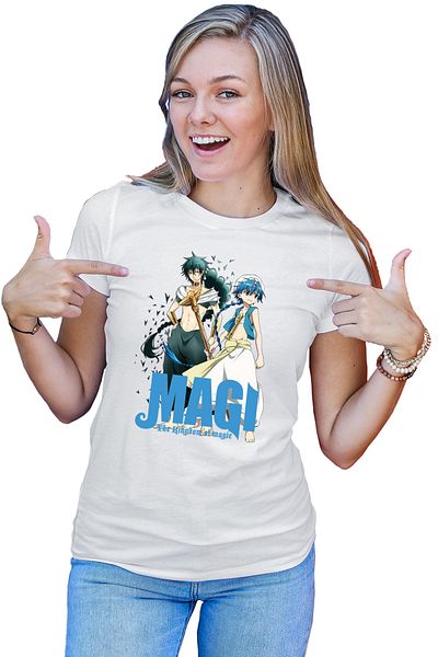 OEM Tricou dama Magi The Labyrinth of Magic Aladin Judar Toiag