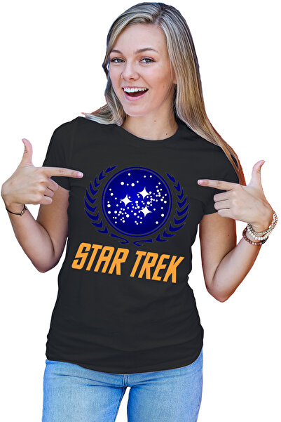 OEM Tricou dama Star Trek United Federation of Planets Starft