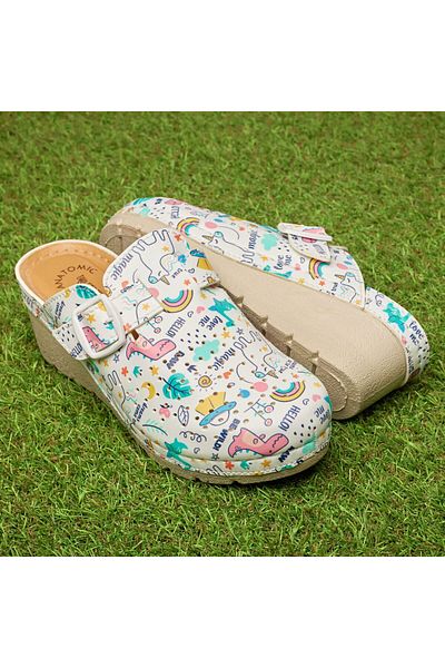 Tellus Women's medical clogs 27-19, Unicorn - 36