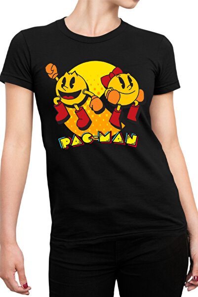 OEM Tricou dama Pac Man Woman Logo Eat Game