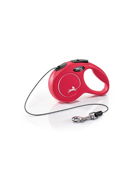 Flexi New Classic Automatic Red Rope Walking from Petshop - XS 3 Mt
