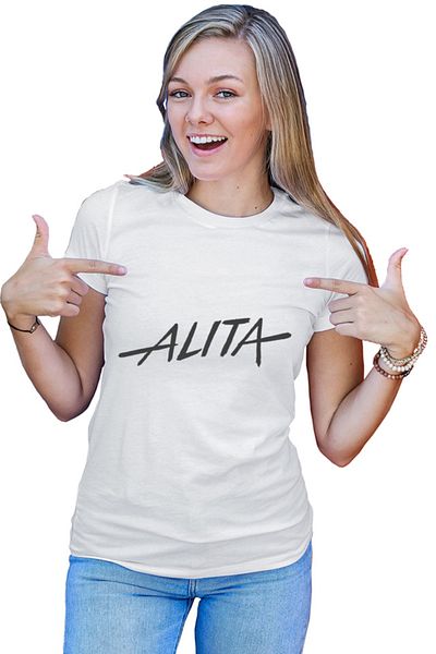 OEM Tricou dama Batle Angel Alita Logo Anime Shounen