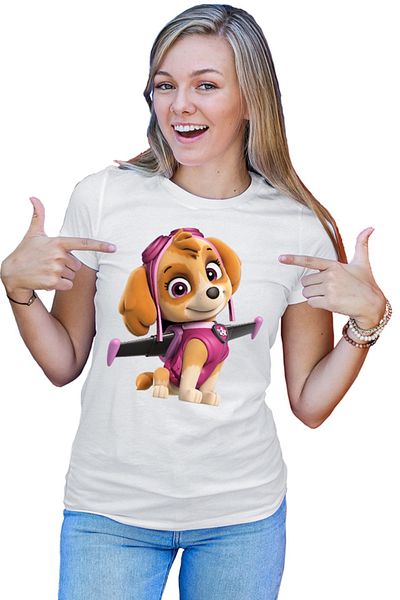 OEM Tricou dama Paw Patrol Skye Illustration Cockapoo Puppy
