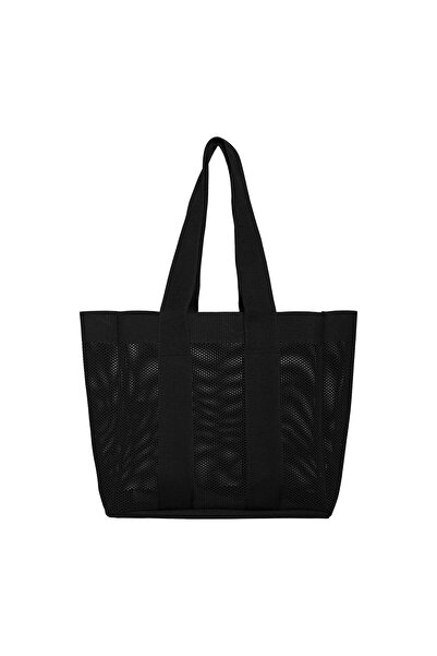 ESOTIQ Geantă de plajă cu umăr XL, model vară, model plasă ajurat | Bari