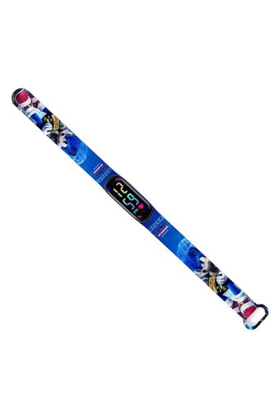 OEM Ceas digital copii cu design Sonic the Hedgehog rezistent la apa