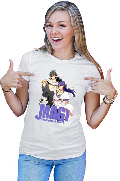 OEM Tricou dama Magi The Labyrinth of Magic Gang Judar Sinbad Anime Style