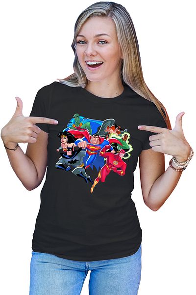 OEM Tricou dama The Flash Batman Justice League Superhero