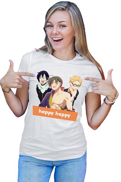 OEM Tricou dama Yona of the Dawn Jae Ha Yato Noragami Kei Troll Happy