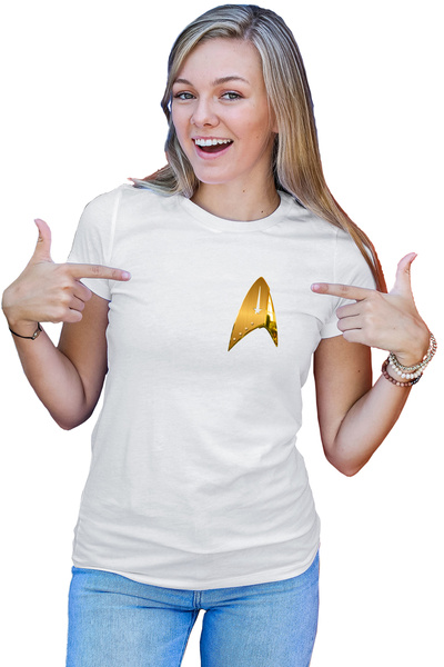 OEM Tricou dama Star Trek Comunicator Badge Teleport