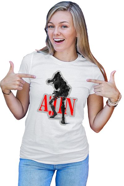 OEM Tricou dama Ajin Monster Immortal Humans Africa Japan Hunt