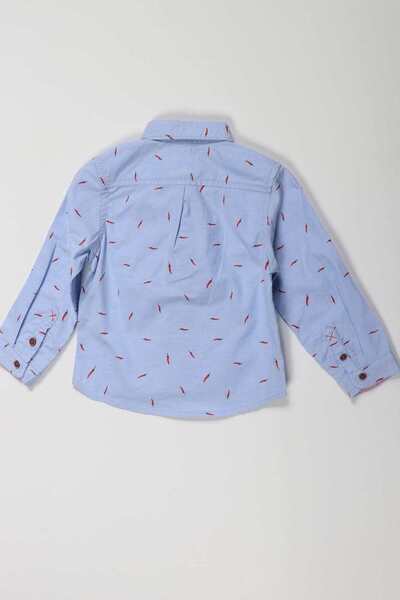 Gingersnaps Boy's Shirt with Colorful Pocket Detail