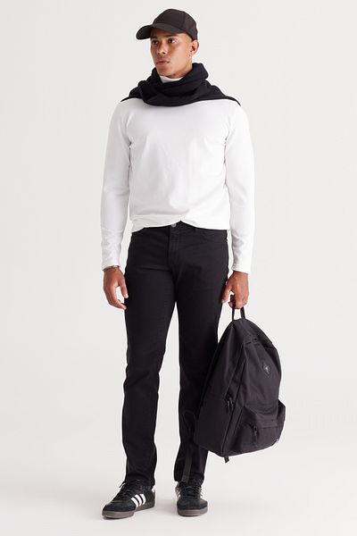 AC&Co / Altınyıldız Classics Men's Ecru Standard Fit Normal Cut Full Turtleneck Knitwear Sweater
