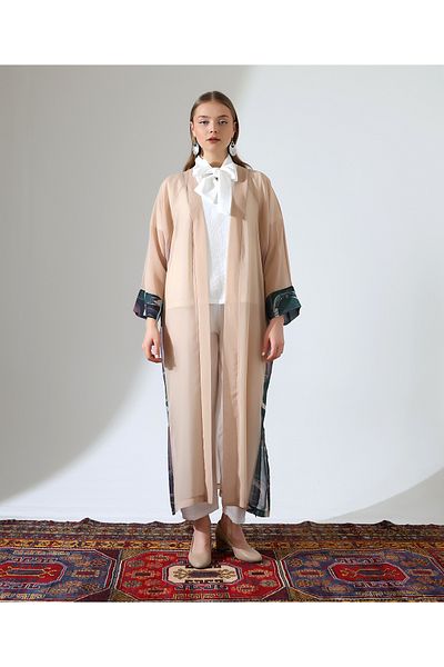 Fi'l Arz Fashion Long Chiffon Abaya