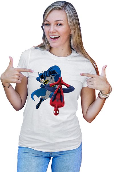 OEM Tricou dama Batman Spiderman Bruce Spirit Cosplay Marvel