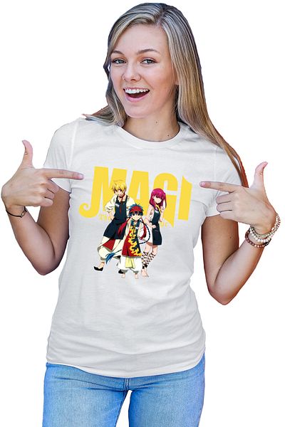 OEM Tricou dama Magi The Labyrinth of Magic Shinobu Ohtaka Anime