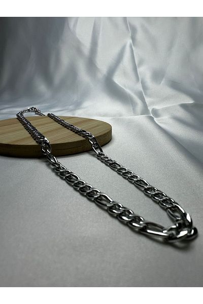 Mutenaura Stainless Steel Chain Necklace Unisex