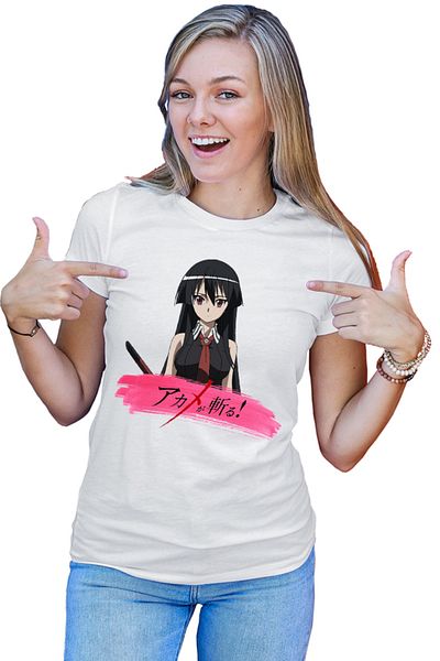 OEM Tricou dama Akame ga Kill Brush Katana Japan Otaku Naruto Manga