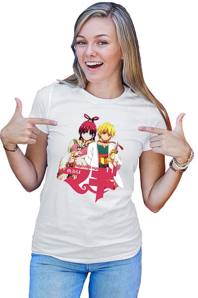 OEM Tricou dama Magi The Labyrinth of Magic Kougyoku Queen Alibaba Protect