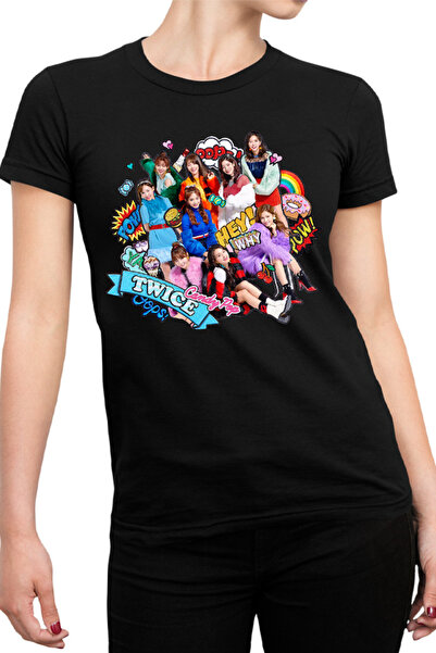 OEM Tricou dama Twice Cartoon WOW Concept Jeongyeon Japan