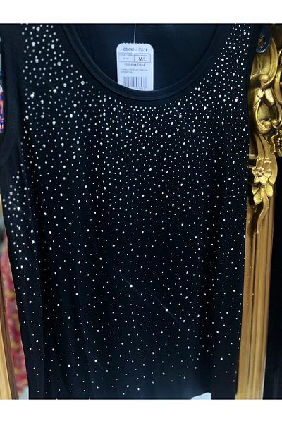 Butik Ayseba Women's Zero Sleeve Stone Blouse