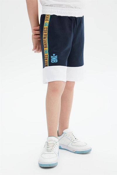 Bikkembergs Boy Navy Blue Shorts
