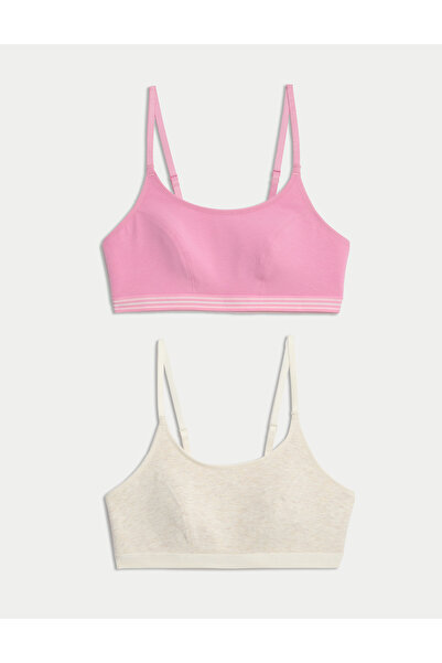 Marks & Spencer 2'li Pamuklu Crop Top İlk Sütyenim