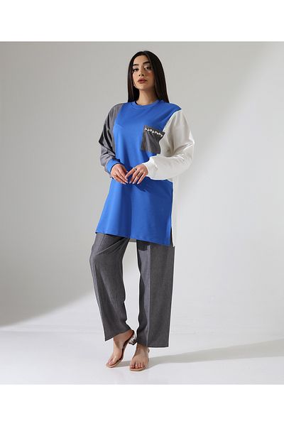 Fi'l Arz Fashion Pocket Detailed Sports Suit