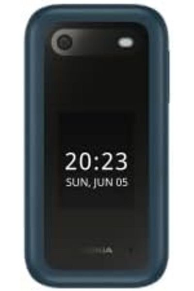 Nokia 2660 Flip 2.8 inch screen, Dual SIM Feature Phone with a Big display,Blue
