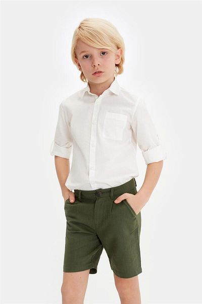 Nebbati Boy Khaki Shorts