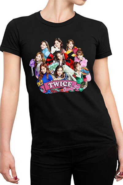 OEM Tricou dama Twice K-Pop Idol Group Δημοφιλής μουσική Κορέα