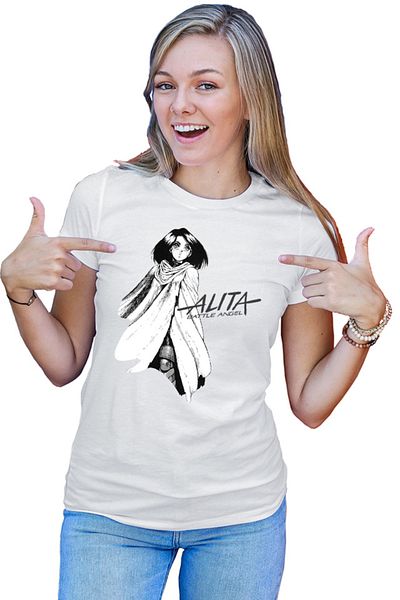 OEM Tricou dama Battle Angel Alita Gally Genos Makoto Ghost Shell Mecha