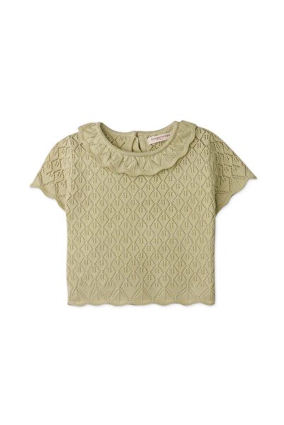 Gingersnaps Lace Baby Girls' Short Sleeve Blouse