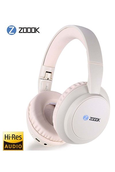 ZP Zoook ENIGMA Wireless Headphones Bluetooth 5.0 Over-Ear Headset with Mic Hybrid Active Noise Cancell