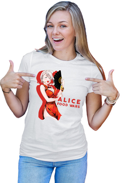 OEM Tricou dama Food Wars Alice Fan Chinese Dress Animeuri