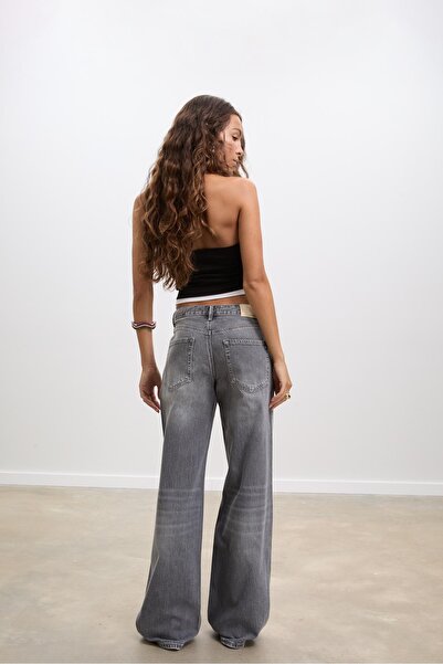 Stradivarius D91 Low wide-leg jeans