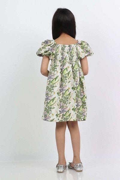 Gingersnaps Floral Short Sleeve Dress for Girls
