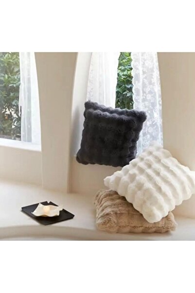 BALADI HOME Thick Rabbit Pillowcase Plush (1 Piece) Measurement 40 X 40 cm One Face Rabbit Single Side Pillowcase
