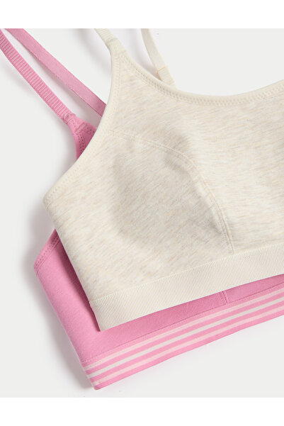 Marks & Spencer 2'li Pamuklu Crop Top İlk Sütyenim