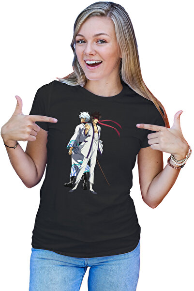 OEM Tricou dama Rurouni Kenshin Sanosuke Gintoki Samurai