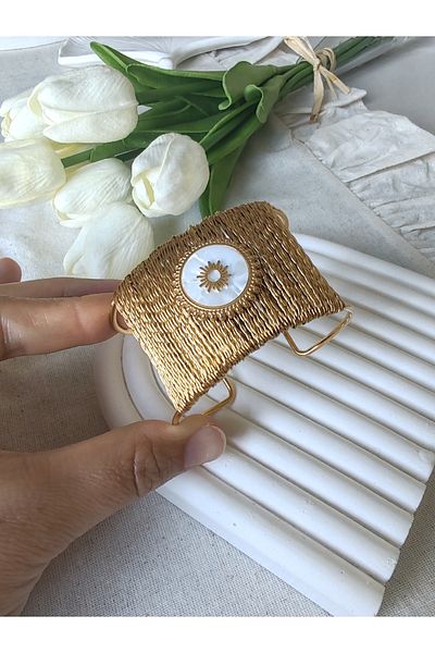 İLKYAZ Accessories Straw Bracelet