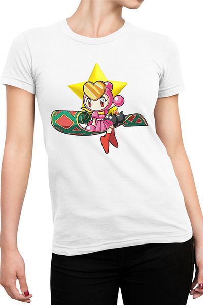 OEM Bomberman Women Carpet Star Fly T-shirt